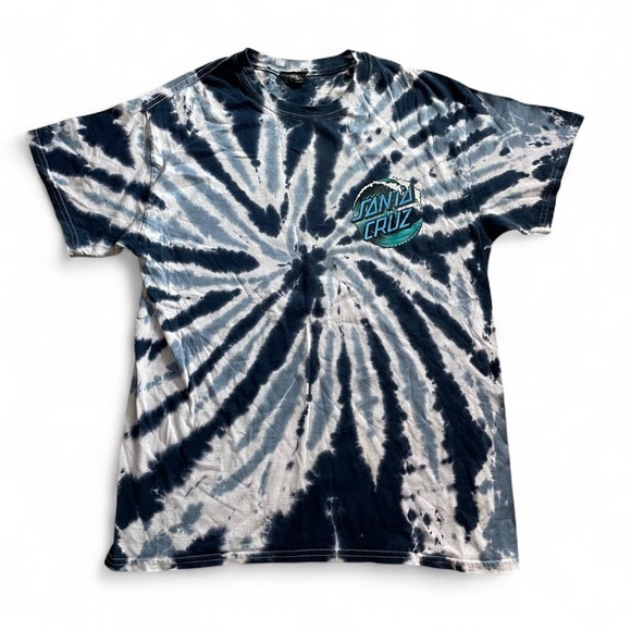 Santa Cruz Spiral Tie-Dye T-Shirt - Picture 1 of 6